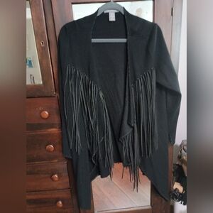 Kate and Mallory_Fringe Sweater/Jacket_Large